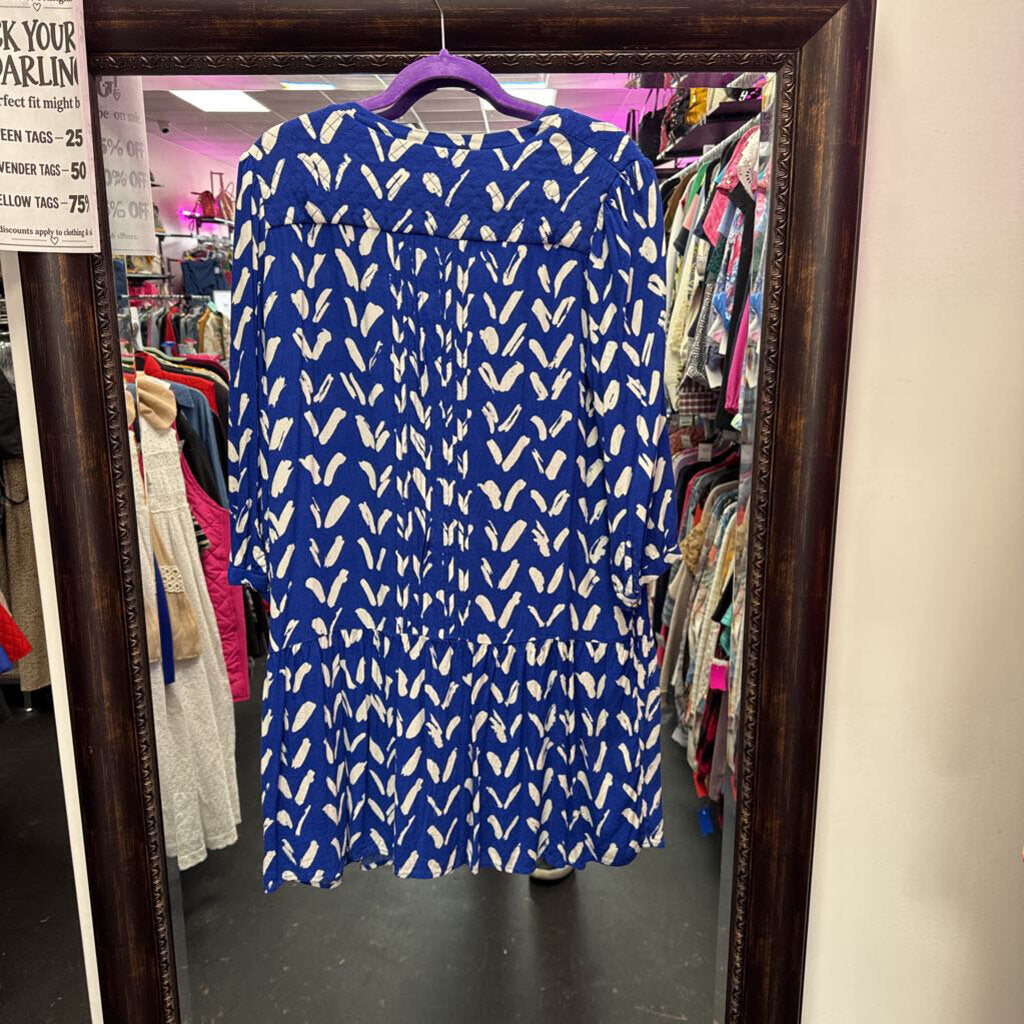 LG L/S Patterned Print Caravane Tunic Dress