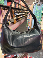 Coach Ergo Patent Leather Hobo Turnlock Exterior Pocket Dark Teal