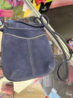 Tignanello Suede Front Flap Crossbody