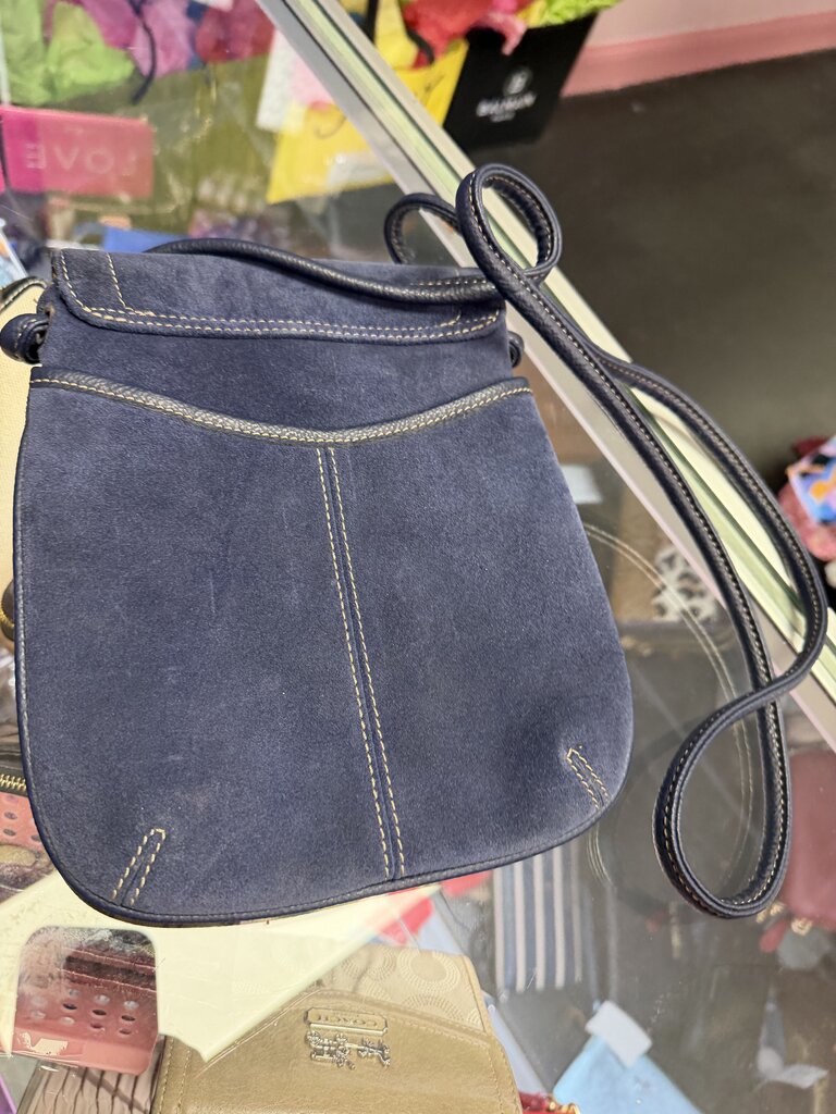 Tignanello Suede Front Flap Crossbody