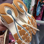 7.5 Tory Burch Good Luck Trainers Suede Leather