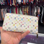 Louis Vuitton Zippy Louis Vuitton Murakami Monogram Multicolor Zippy Long Wallet