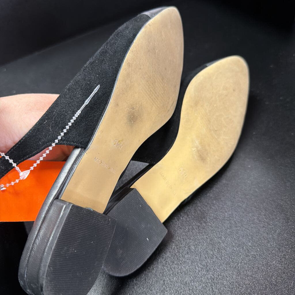 6.5 Talbots Edison Suede Nappa Slingback Flats