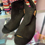 10 Perforated Peep-toe Booties