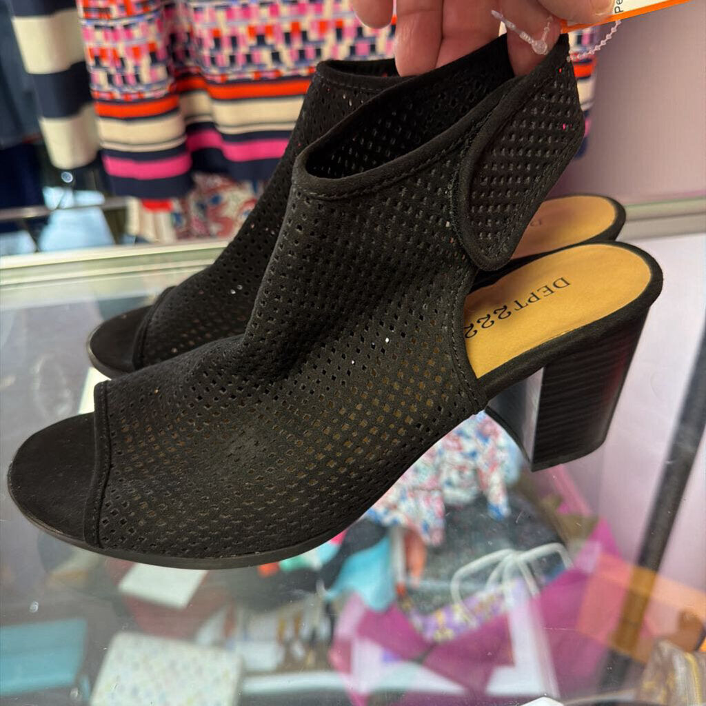 10 Perforated Peep-toe Booties