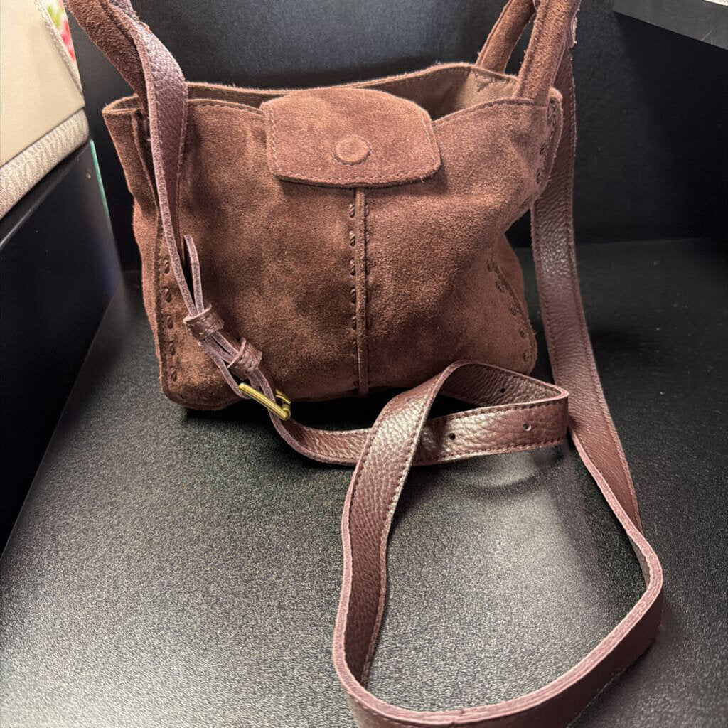 The Sak Los Feliz Crossbody Bag Soft Brown Suede
