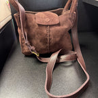 The Sak Los Feliz Crossbody Bag Soft Brown Suede