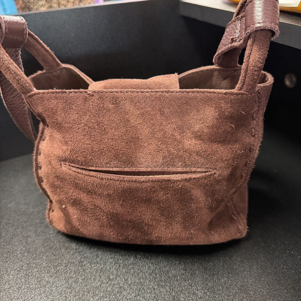 The Sak Los Feliz Crossbody Bag Soft Brown Suede