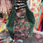 The Sak Suede Floral Shoulder Bag
