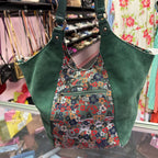 The Sak Suede Floral Shoulder Bag