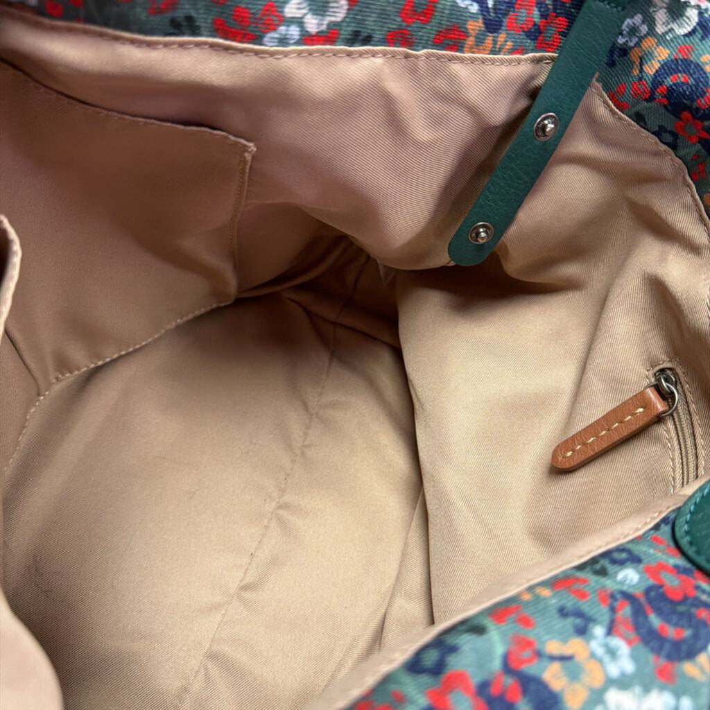 The Sak Suede Floral Shoulder Bag