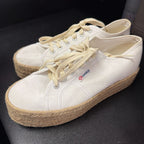 10.5 Superga Lace Up Espadrille