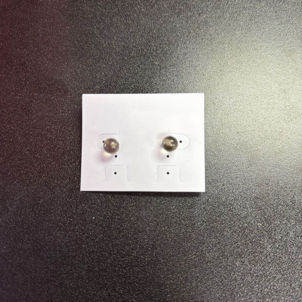 925 Gray Cats Eyes Moonstone Earring
