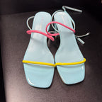 7.5 Marc Fisher Thin Strap Block Heel
