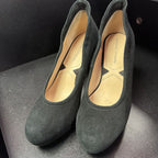 8 Adrienne Vittadini Velvet Round Toe Heel
