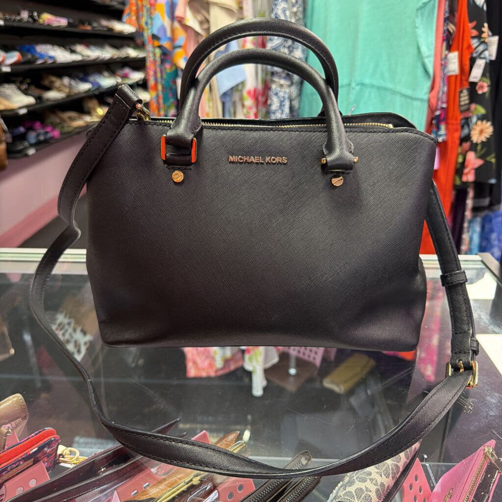 Michael Kors Saffiano Savannah Satchel