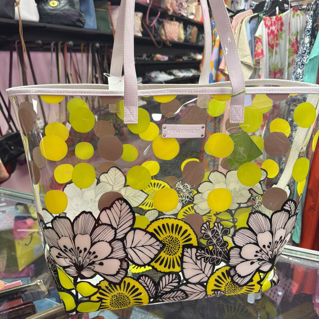 Vera Bradley Clear Beach Floral Tote