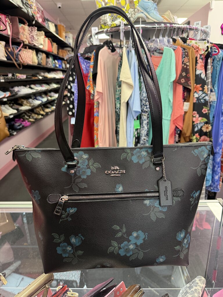 Coach Gallery Floral Print Tote F88877