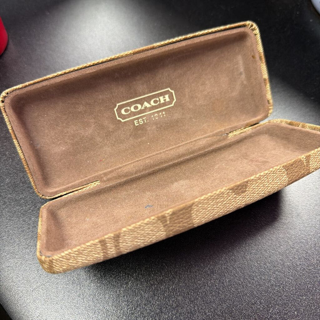 Coach Monogram Clam Shell Eyeglass
