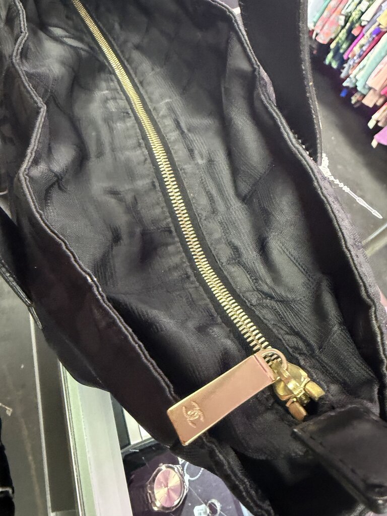 Chanel Travel Line Jacquard Nylon Tote Bag