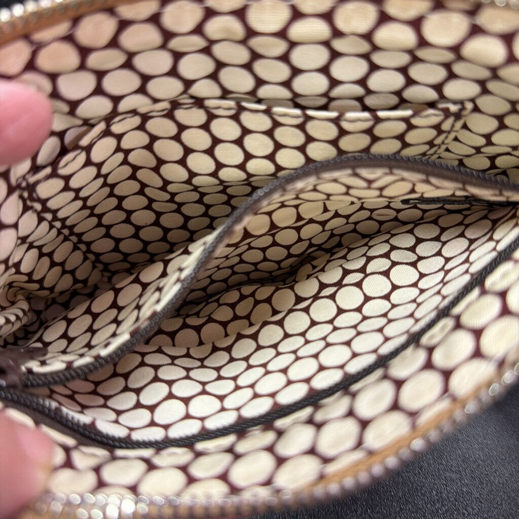 Unknown Canvas Beachy Pouch