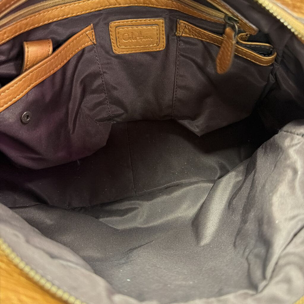 Cole Haan Vintage Leather Satchel Tassels