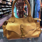 Cole Haan Vintage Leather Satchel Tassels