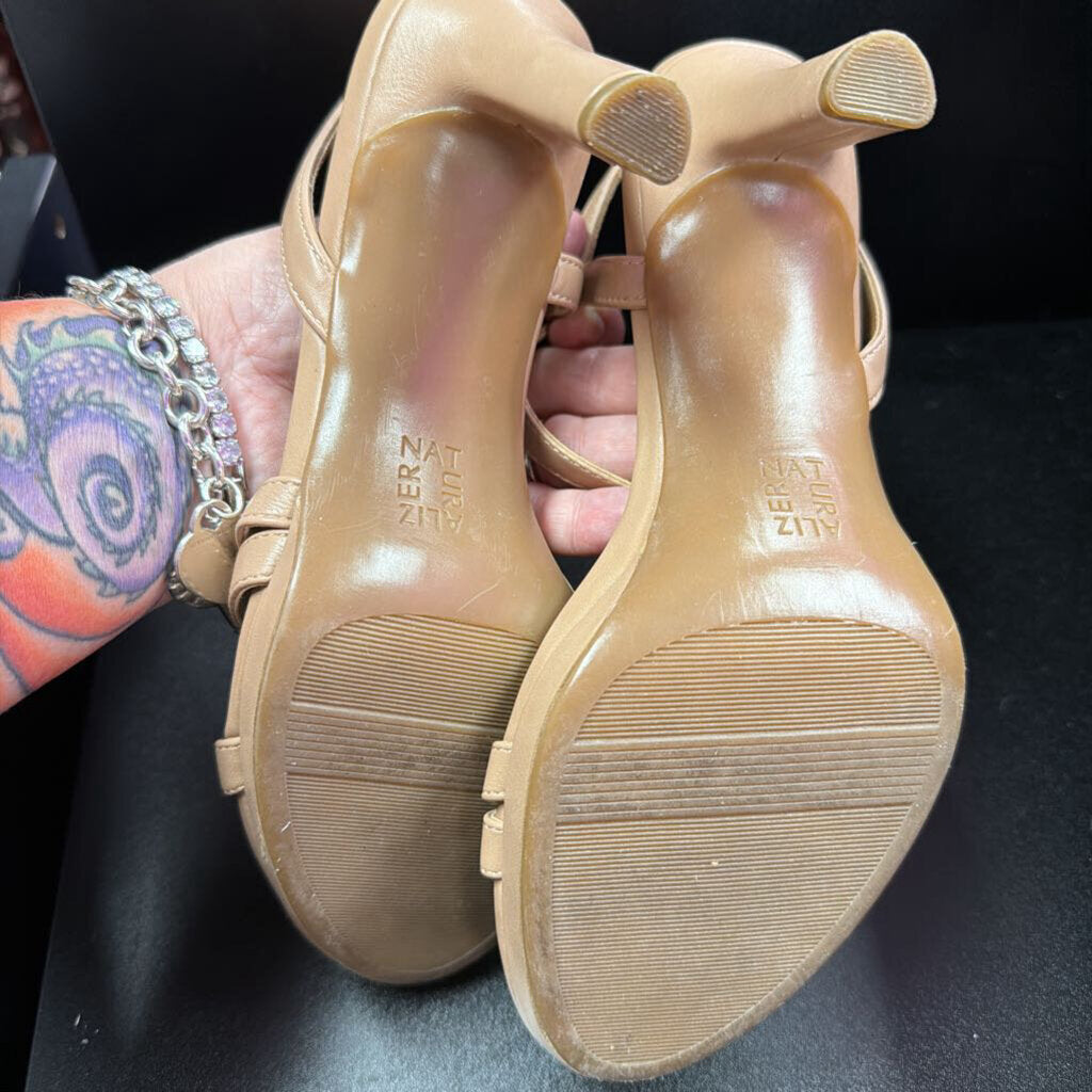 8W Naturalizer Brenta Strappy Dress Sandal Faux Leather