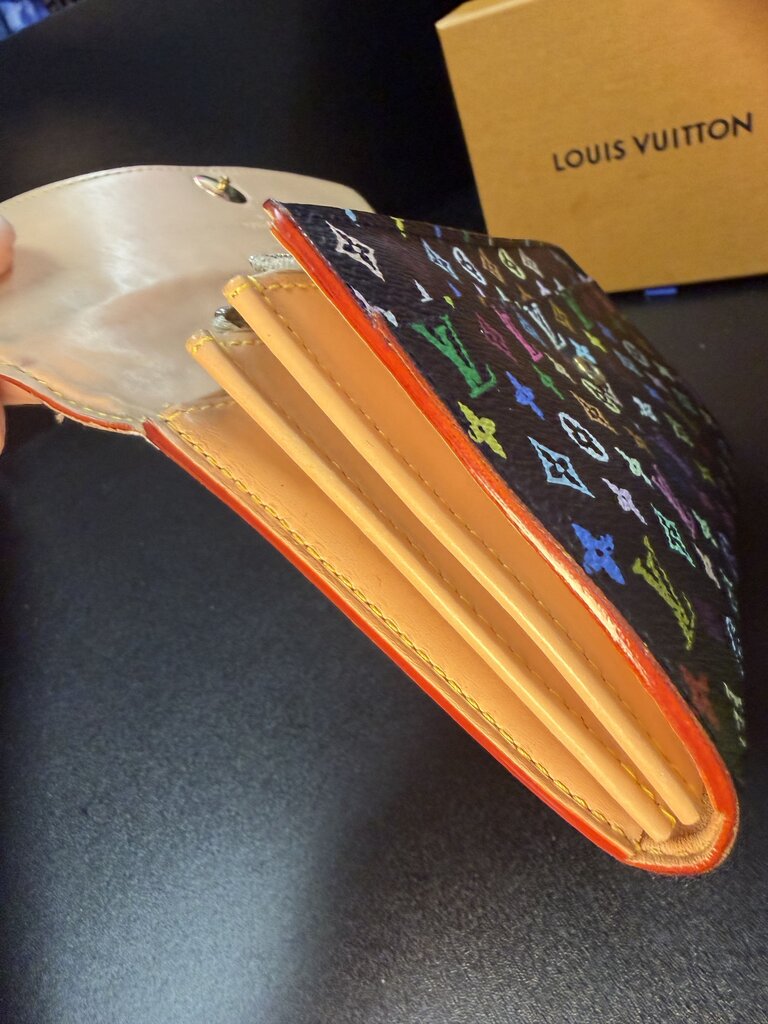 Louis Vuitton Monogram Multicolor Portefeiulle Sarah Long Wallet