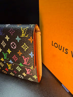 Louis Vuitton Monogram Multicolor Portefeiulle Sarah Long Wallet