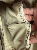 Tory Burch Snake Embossed Ella Tote Bag Straw Large