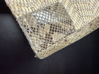 Tory Burch Snake Embossed Ella Tote Bag Straw Large