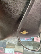 Coach Val Duffle Handbag Pebbled Leather