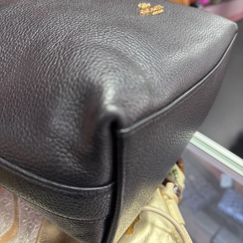 Coach Val Duffle Handbag Pebbled Leather
