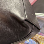 Coach Val Duffle Handbag Pebbled Leather