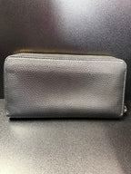 Coach long pebbled Zip Wallet