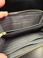 Coach long pebbled Zip Wallet