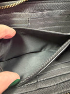 Coach long pebbled Zip Wallet