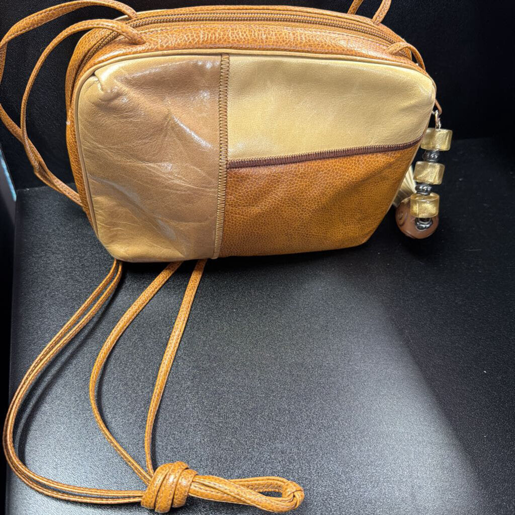 Sharif Vtg Woven Smooth Embroidery Tassel Camera Bag