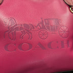 Coach Coach Pink Violet Colorblock With Horse & Carriage Tote Bag 27