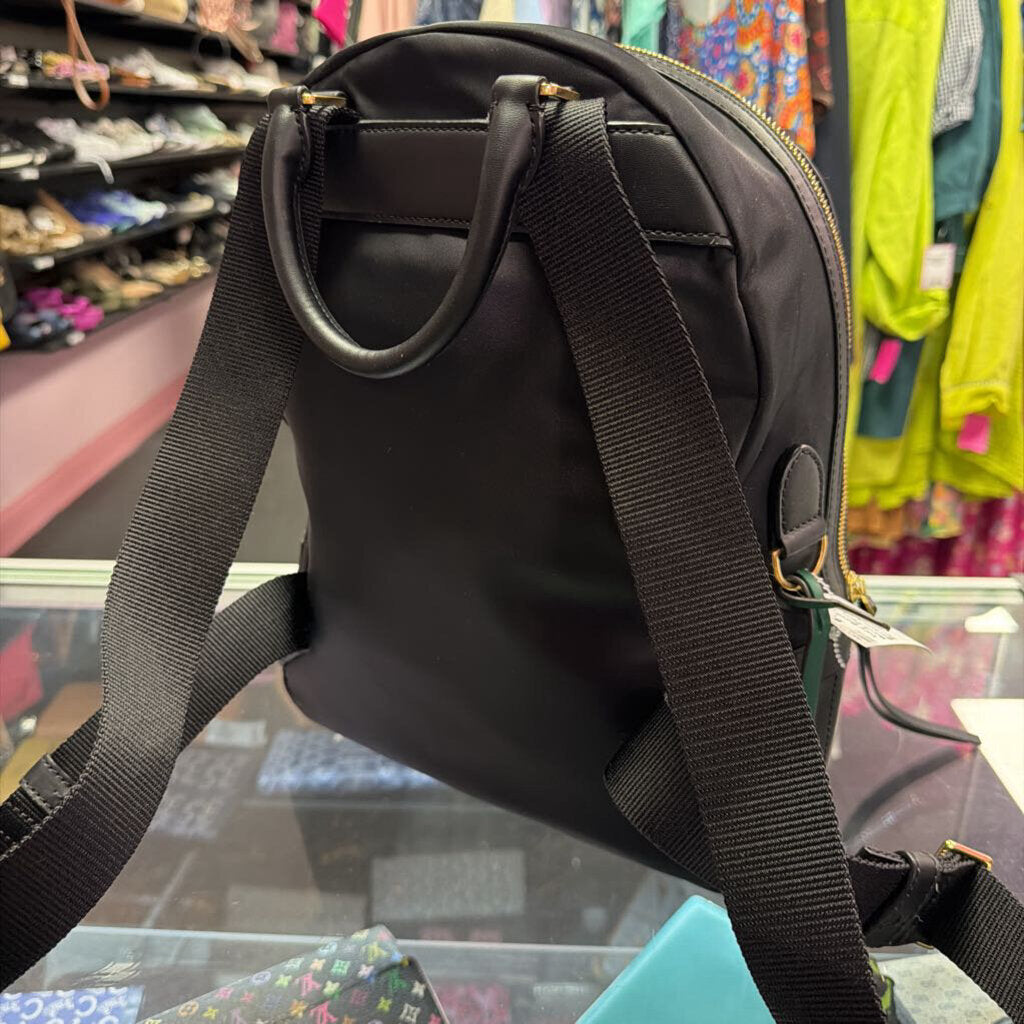 Tory Burch Perry Nylon Backpack Front Zip Pocket