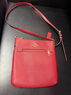 Coach Rowan File Bag Crossgrain Leather