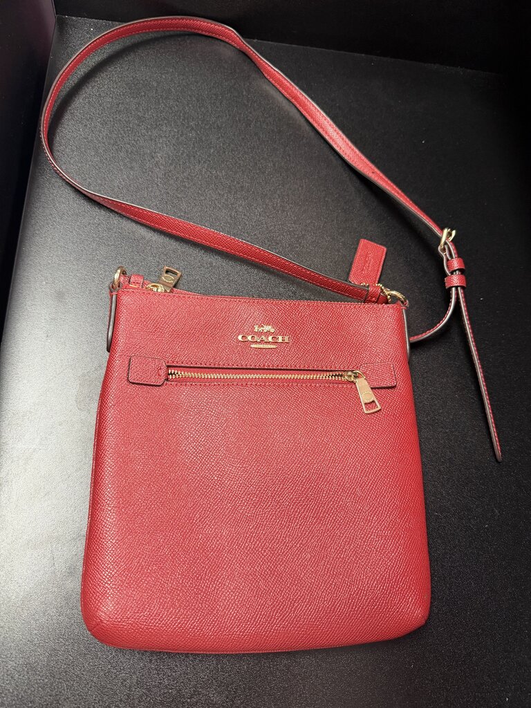 Coach Rowan File Bag Crossgrain Leather