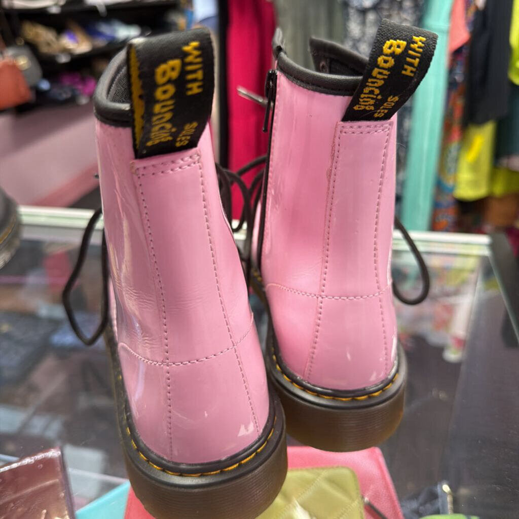 6 Dr Martens J1460 Patent Lamper Boots