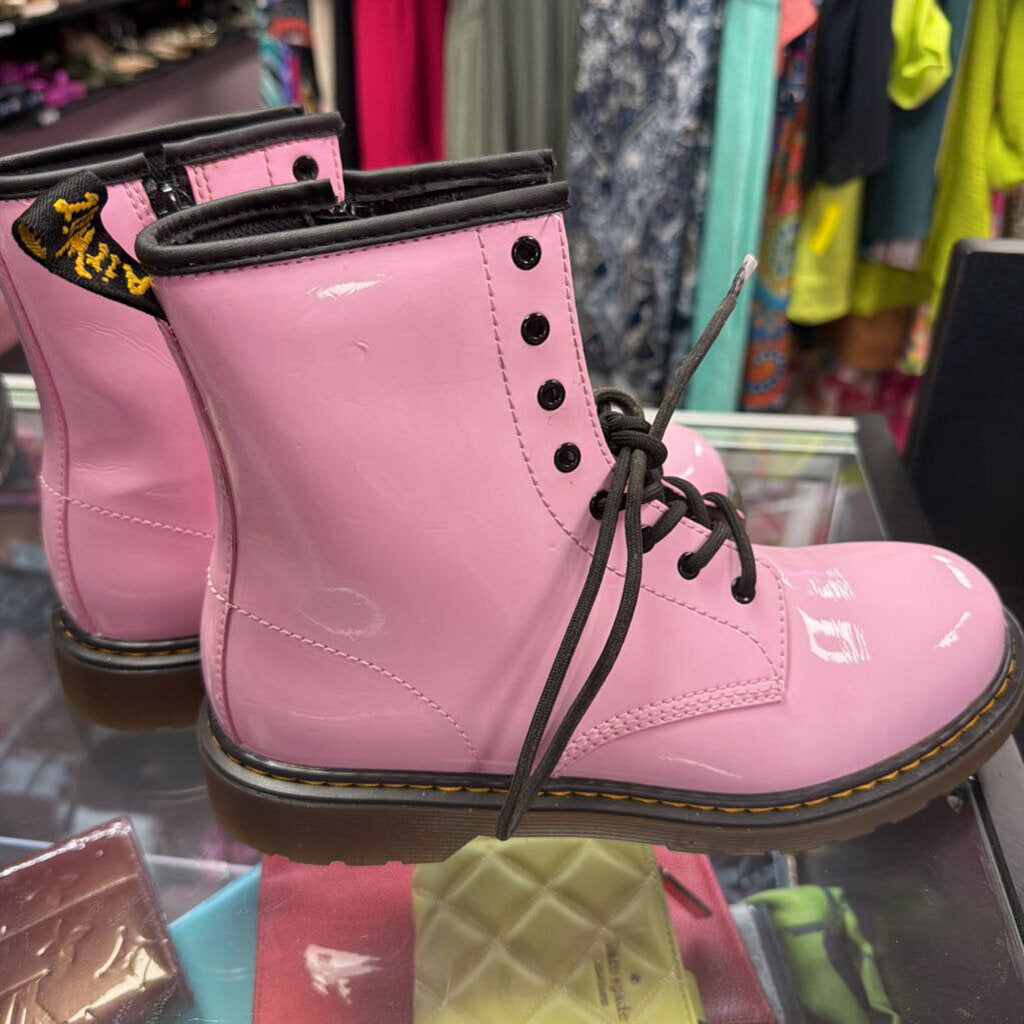 6 Dr Martens J1460 Patent Lamper Boots