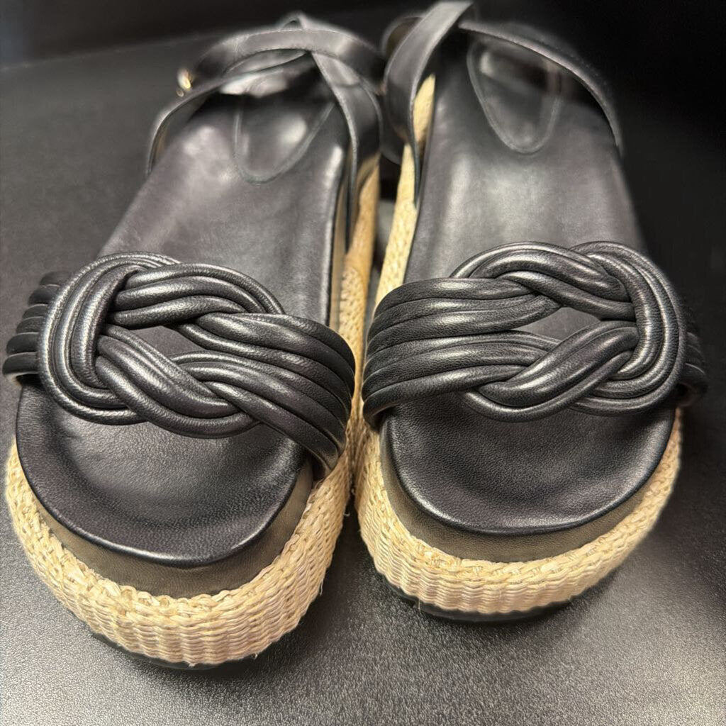 38/8 Alexandre Birman Vicky Knotted Leather Sandal
