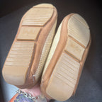 9.5 Flag Ltd Nappa Glove Leather Trim Woven Loafer