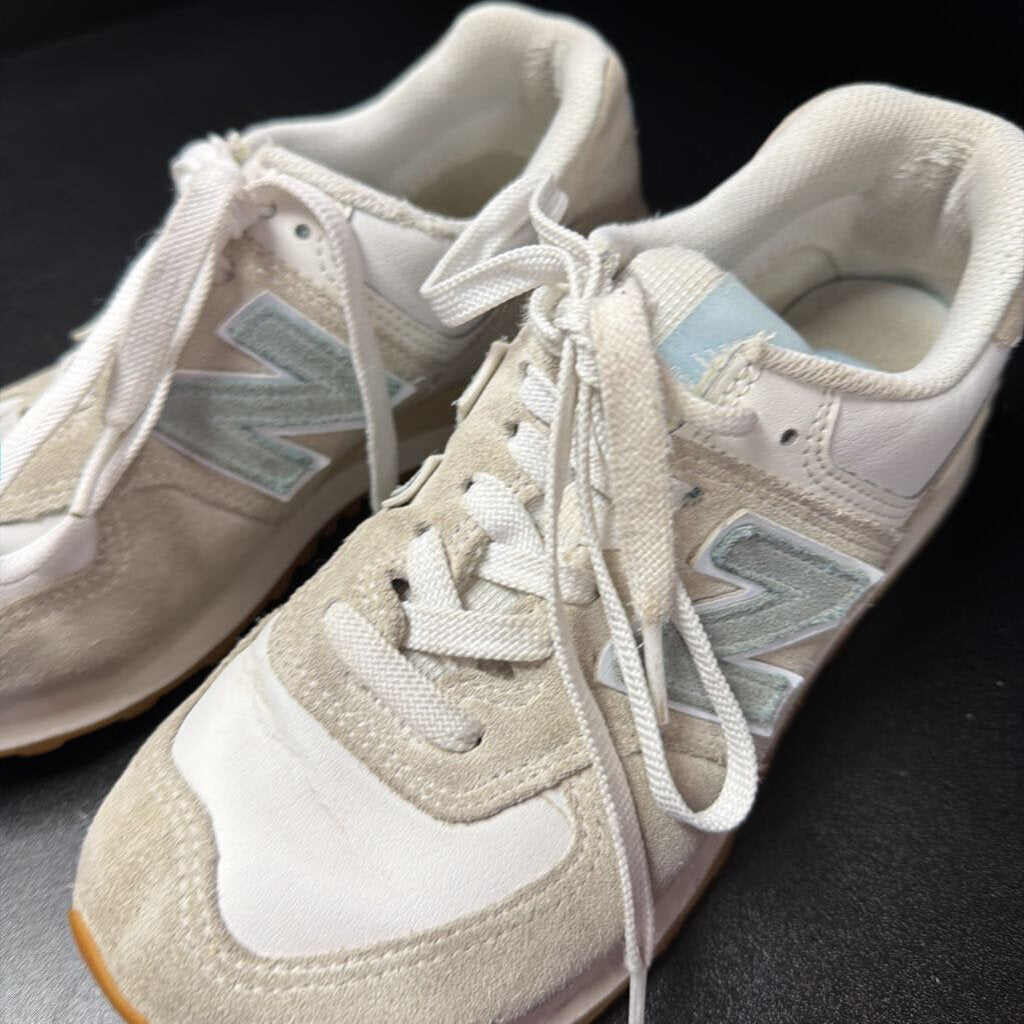 7.5 New Balance 574 Reflection Suede Sneaker