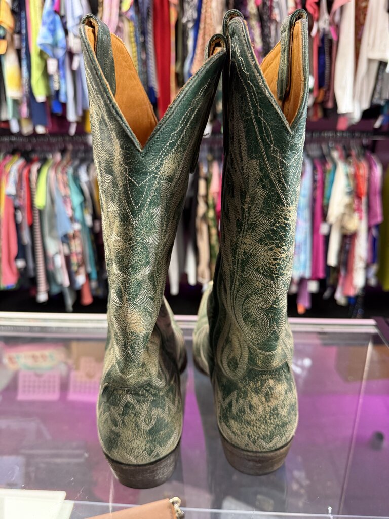 9.5B Old Gringo Mayra Boot in Distressed Leather Cowboy Boot