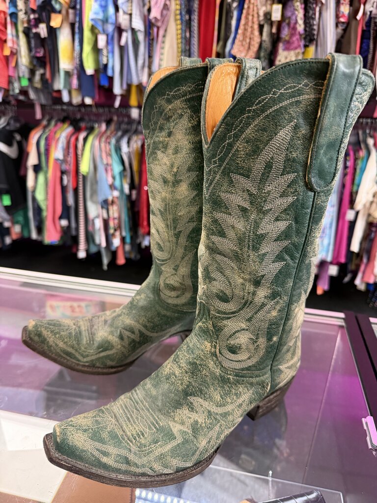9.5B Old Gringo Mayra Boot in Distressed Leather